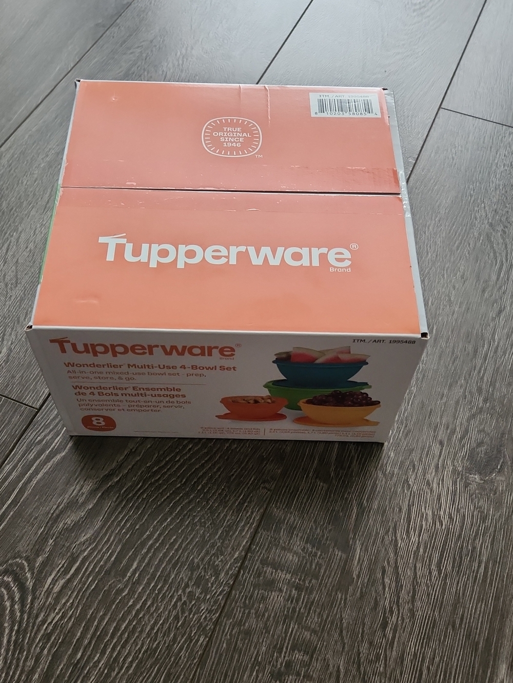Tupperware Wonderlier Collection Food Storage Containers, 8-pieces BRAND NEW